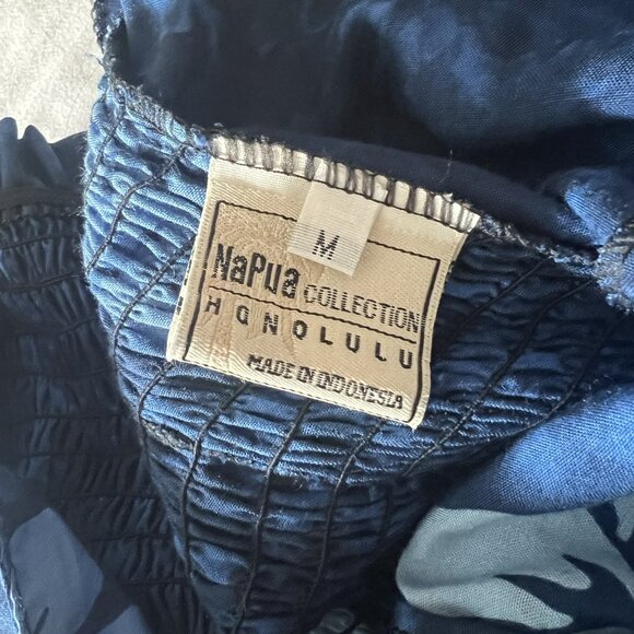 NaPua Blue Hawaiian Print Sundress - Picture 4 of 4